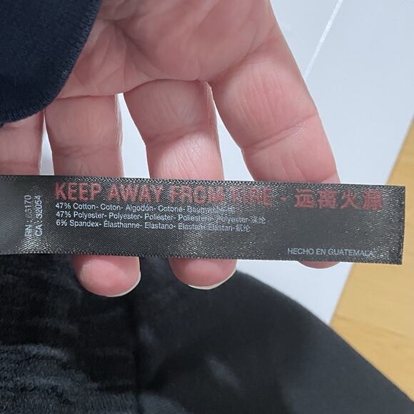 Free People Movement Sunny Skinny Sweatpants Medium Black Joggers Activewear - Picture 5 of 6